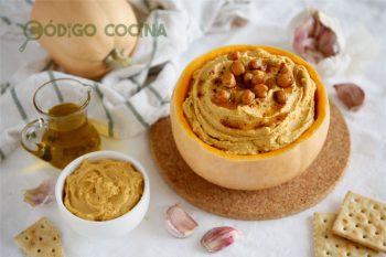 Hummus de calabaza asada receta muy fácil Código Cocina