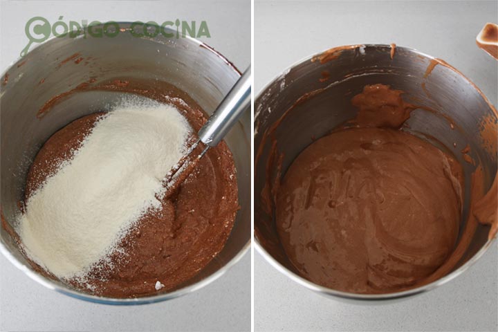 Masa de torta tenerina de chocolate