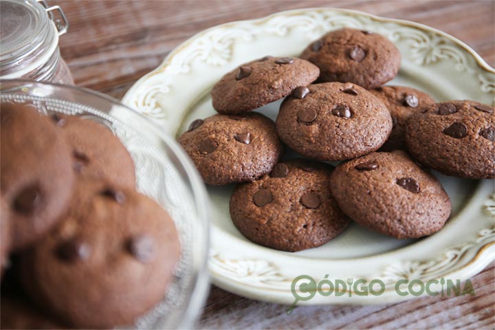 Cookies de chocolate y café